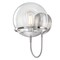 Westinghouse Fixture Wall 60W Marla, Brushed Nickel Clear Glassobe Glass 6119200 - alternate 3